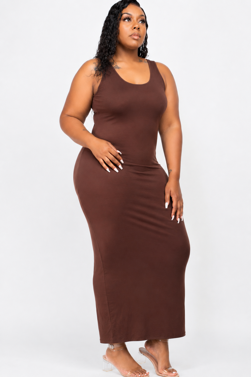 Solid Basic Maxi Dress